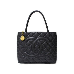 Chanel Reissue Tote Bag Black Coco Mark